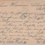 DR - Burhave 16/12 Ra2 1/2 Gr. Brustschild Ganzsache n. Stuttgart 1874