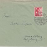 DR - Darmstadt Schwimmländerkampf Deutschland Frankreich SST Brief 1937