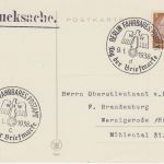 DR - Berlin Fahrbares Postamt Tag d. Briefmarke 1938 3 versch. SST Drucksachen