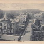 Tschechien/Sudetenland - Trautenau Straßenansicht sw-AK gelaufen 1925