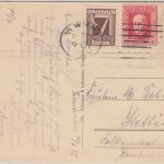 Tschechien/Sudetenland - Trautenau Straßenansicht sw-AK gelaufen 1925