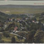 Schlesien - Hain i. Riesengebirge farb. Ortsansicht gelaufen 1908