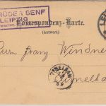 Österreich - 2 Kr. Ganzsache/A-Teil Leipzig (Gebr. Senf !) - Timelkam 1889