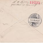 DR - 3x10 Pfg. Krone/Adler Einschreibebrief Zwickau 2 - Braunschweig 1895