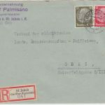 DR - St. Jakob im Ober-Rosental Einschreibebrief n. Graz 1941