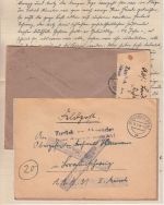 DR - Zurück an Absender! Neue Anschrift abwarten! L2 Feldpostbrief Magdeburg