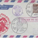 DDR - 70 Pfg. Karl Marx Luftpostbrief n. KOREA SST Karl-Marx-Stadt Sojus 29 1988