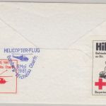 BRD - Bamberg Michelau Helicopter-Flug 81 Schmuckkuvert BM-Ausstellung 1981