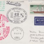 BRD - Heeresflieger Helikopterpost Bell UH-1D SST Fritzlar Luftpostbrief 1977