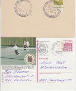 Tennis - 14 Belege (BRD, Österreich, USA, Liechtenstein, England) 1953/2004