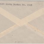 DDR - Burkau ü. Bischofswerda Poststelle I Einschreibebrief n. Sohland 1955