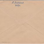 DDR - Menscherechte Satz u.a. Einschreibebrief Wutha - Frankfurt a/M. 1956