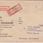 DDR - Berlin 1975 Einschreiben-Postsache d. Versandstelle f. Sammlermarken