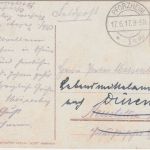 Baden-Württemberg - Pforzheim Enzpartie Strandbad farb. AK/Feldpost 1917