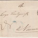 Thurn & Taxis/Bayern - Mainz 1857 Dienstbrief n. Neumarkt