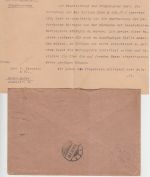 DR-Infla - 1 M.+10 Pfg. Dienst Einschreibebrief Karlsruhe - Baden-Baden 1920