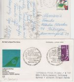 Hockey - 4 Belege (BRD, Spanien, Indien, Polen) ex 1972/1982