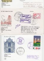 Handball - 9 Belege (Island, Dänemark, UdSSR, BRD etc.) ex 1971/2005