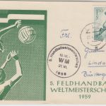 Österreich - 5. Feldhandball-WM 1959 Sonderkarte Graz - Lindau priv. SST
