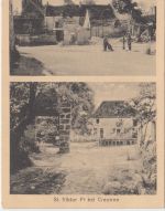 Frankreich/Dep. Aisne - Craone, St. Victor sw-Mehrbild-AK Feldpost 1916