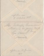 DR - Marseilles 1917 - 2 Kriegsgefangenenbriefe n. Helmstedt - Inhalt !