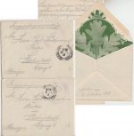 DR - Marseilles 1917 - 2 Kriegsgefangenenbriefe n. Helmstedt - Inhalt !