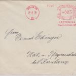 DR - Berlin SW68 1935 3 Pfg. AFS Lactumina Drucksache n. Konstanz
