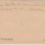 AM-Post - 25 Pfg. dt. Druck Faltbrief Liebenau ü. Nienburg n. Wolkwitz 1946