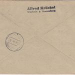 All.Bes./Währungsreform - 5 M. Taube u.a. Einschreibebrief Westheim 22.6.48