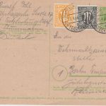 AM-Post - 5 Pfg. Ganzsache+Zusatz Westerkappeln - Berlin 1946