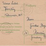 Bizone - 6 Pfg. Ganzsache Behelfsausgabe Flensburg - Hamburg 22.1.46