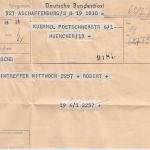 BRD - München 1955 Telegramm aus Aschaffenburg