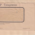 BRD - München 1955 Telegramm aus Aschaffenburg