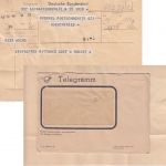 BRD - München 1955 Telegramm aus Aschaffenburg