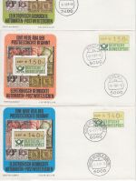 BRD - ATM Erstausgabe 2. Jan 1981 14 Schmuck-FDC/versch. Stempel/Orte