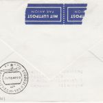 BRD - 120 Pfg. Sport/Kunstspringen Luftpostbrief/Sonderflug SST Krefeld 1988
