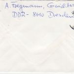 DDR - 85 Pfg. Leipziger Frühjahrsmesse Eilbrief Dresden - München 1989