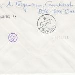 DDR - 85 Pfg. Naumburger Dom Eilbrief Dresden - München 1983