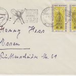 DDR - 2x10 Pfg. Leipziger Frühjahrsmesse Brief Leipzig - Essen 1963