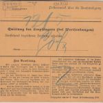 Bayern - 4x10 Pfg. Staatswappen Paketkarte Weilerbach - Kaiserslautern 1917
