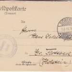 DR - Kgl. Preuss. Flieger-Bataillon 1 Feldpostkarte Döberitz Übungsplatz 1915