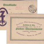 DR-Infla - Zerbst 31.8.23 Gebühr bezahlt Ra1 illustr. Firmendrucksache n Hamburg