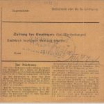 Bayern - 75 Pfg Staatswappen/Volksstaat Paketkarte Ansbach - Nürnberg 1920