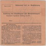 Bayern - 30+20 Pfg. Staatswappen Orts-(!)-Paketkarte Kaiserslautern 1917