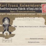 DR - Kaiserslautern Franz Konditoreiwaren-Fabrik illustr. Firmenkuvert ca. 1938