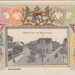 Bayern/Pfalz - Kaiserslautern Briefmarken-Passepartout--Präge-AK 1906