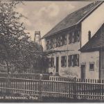 Bayern/Pfalz - Fortshaus Schwarzsohl (Weidenthal) sw-AK gelaufen 1921
