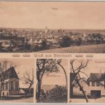Bayern/Pfalz - Steinbach Gasthaus Kirche etc. sw-Mehrbild-AK gelaufen 1915