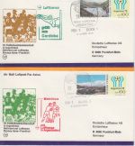 Argentinien - Austragungsorte der Fussball-WM 5 Sonderflugpostbriefe 1978