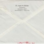 BRD - Deutscher Künstlerbund 8. Ausstellung Masch.werbestpl. Brief Essen 1958